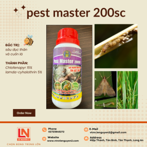 🛡 PEST MASTER 200SC – GIẢI PHÁP HIỆU QUẢ DIỆT SÂU HẠI! 🛡