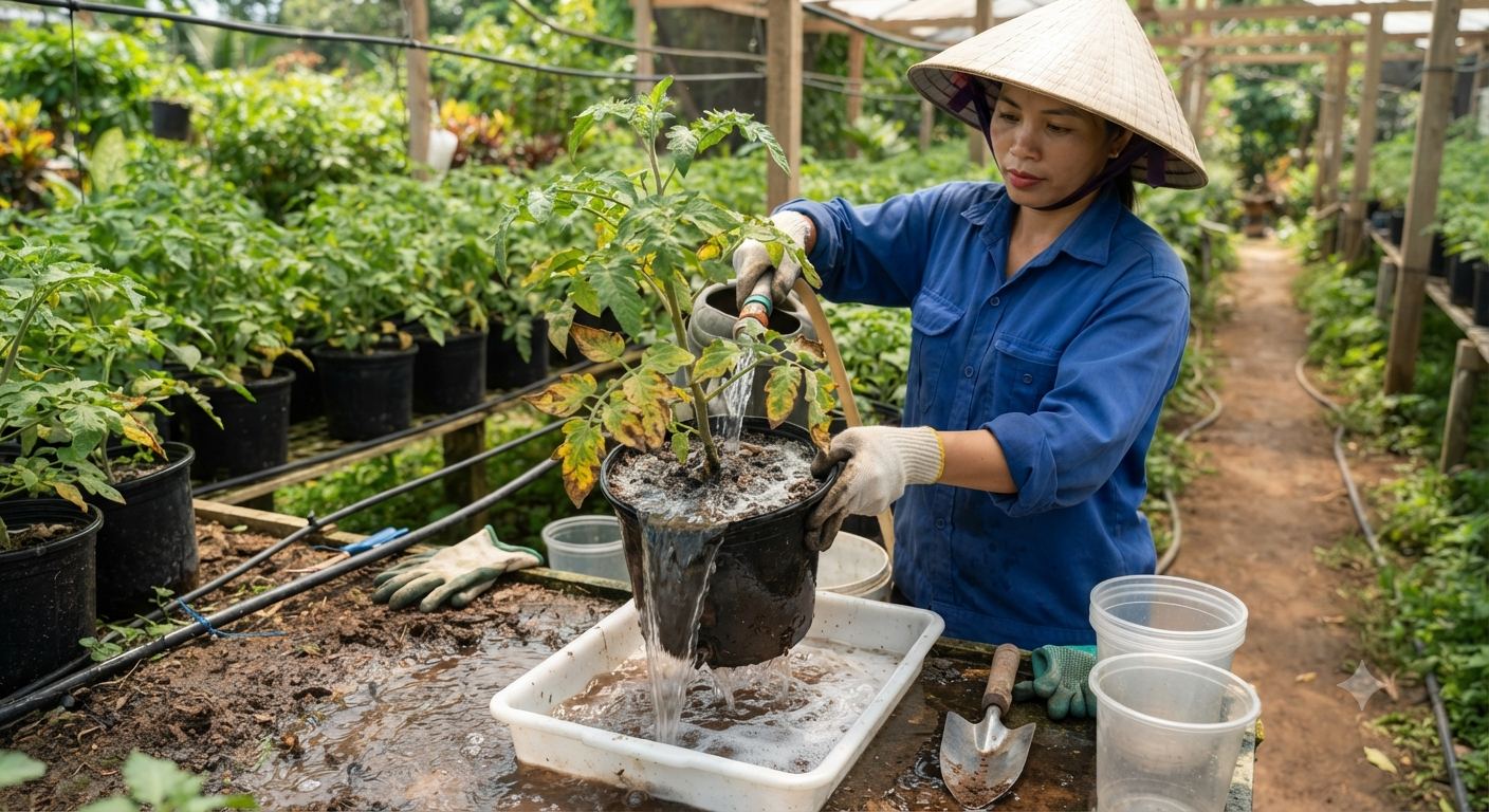Cách khắc phục khi cây bị bón phân quá nhiều