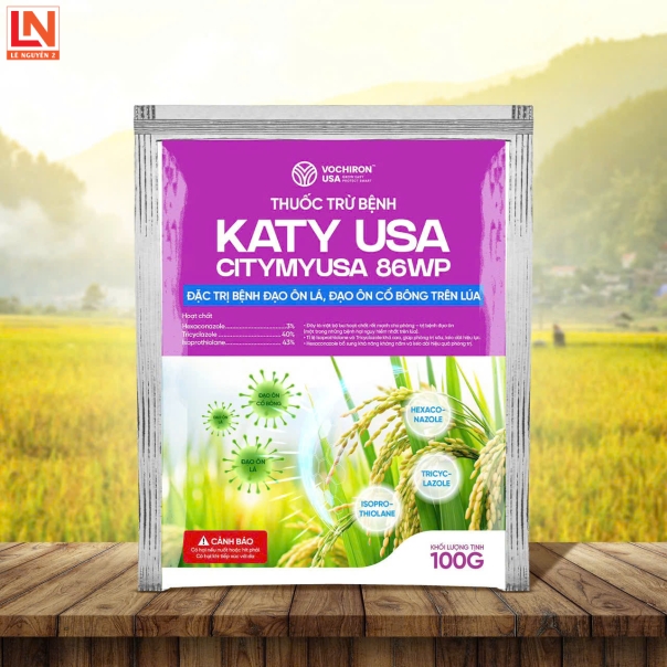 🔥 Lúa khỏe, bông chắc, không lo Đạo Ôn! 🔥  Bệnh Đạo ôn lá & cổ bông có thể làm thất thu tới 30–50%.