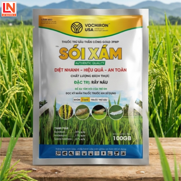 SÓI XÁM 39WP THẦN CÔNG DIỆT RẦY CÁC LOẠI, rầy xanh, rầy trắng, rầy nâu, bọ xít dài, sâu cuốn lá
