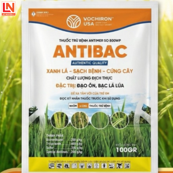 🌾 ANTIBAC – SẠCH ĐẠO ÔN, KHÔ NHANH CHÁY BÌA LÁ